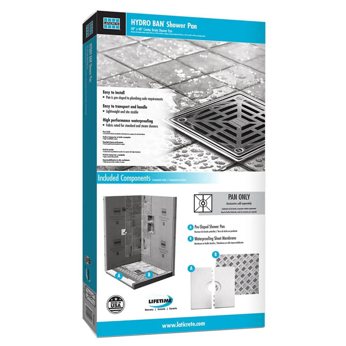 Laticrete Hydro Ban Shower Trays Gulf Coast Flooring Distributor LLC