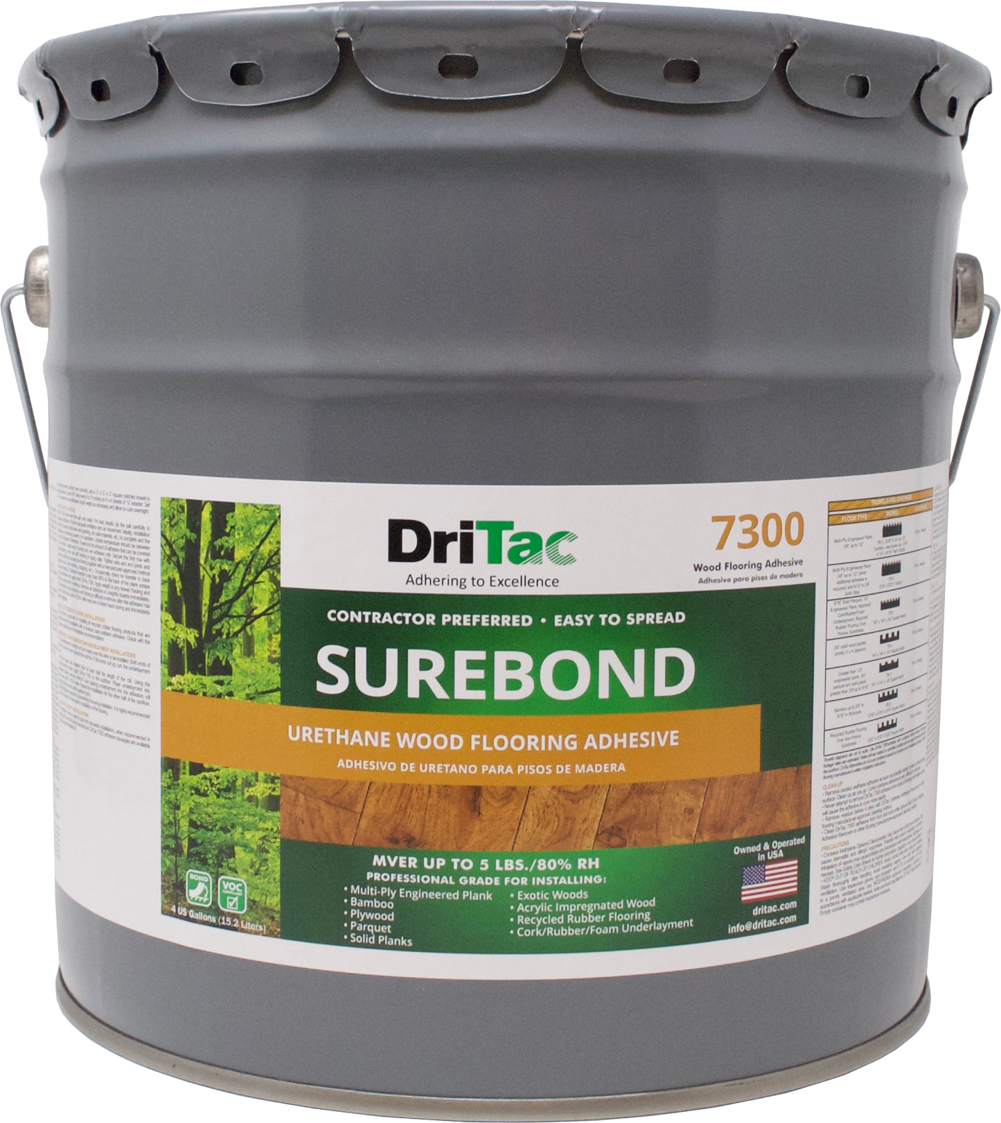 Dritac 7300 Surebond Urethane 4gal