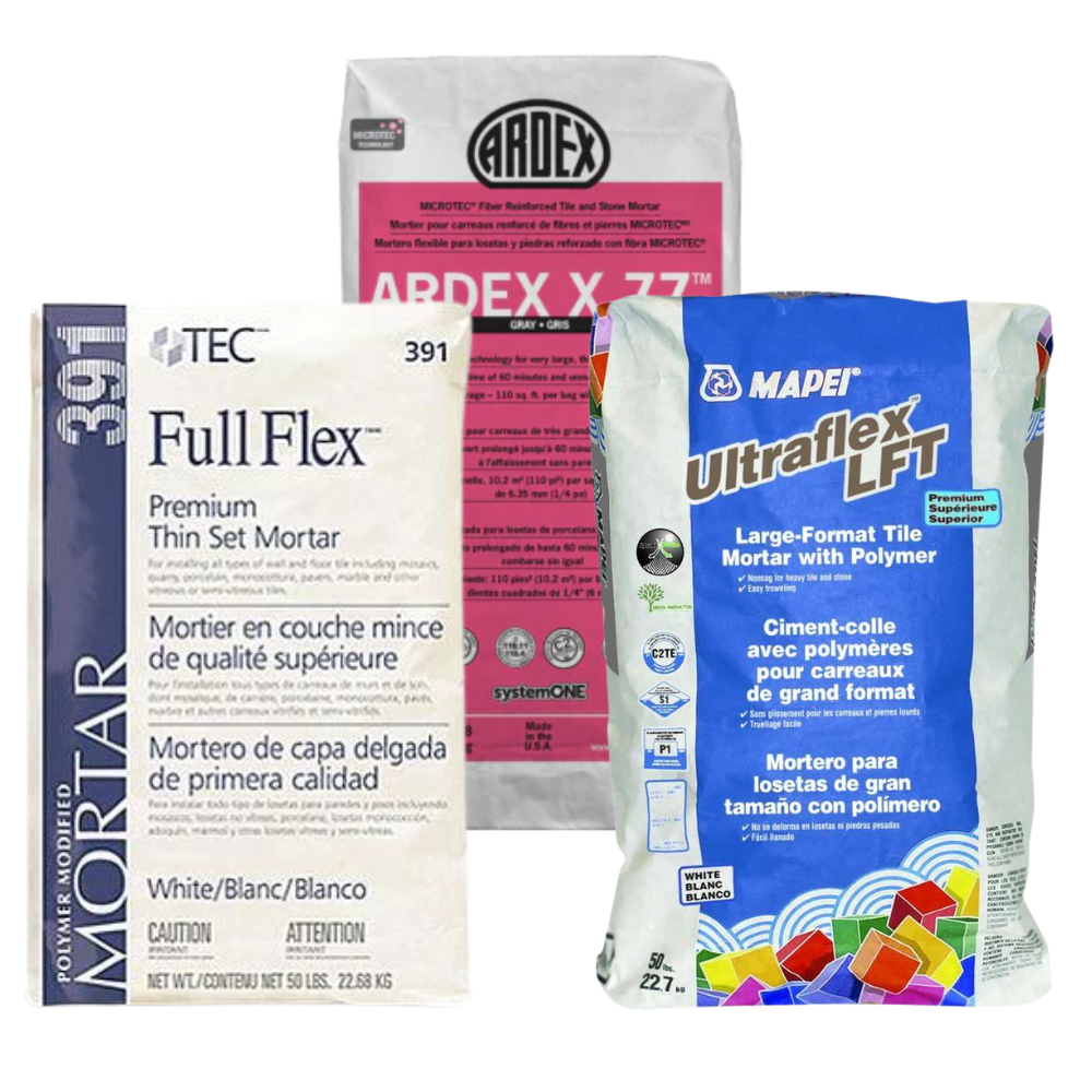 THINSET SETTING MATERIAL - PRODUCTS