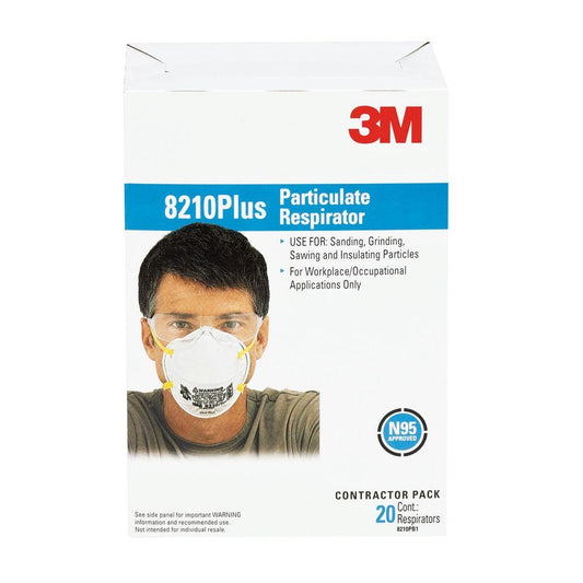 3M 8210PLUS N95 Particulate Respirator (20 Per Box)