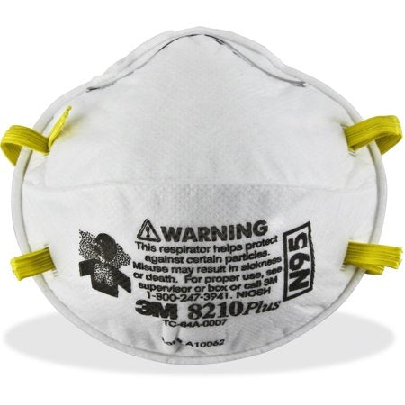 3M 8210PLUS N95 Particulate Respirator (20 Per Box)