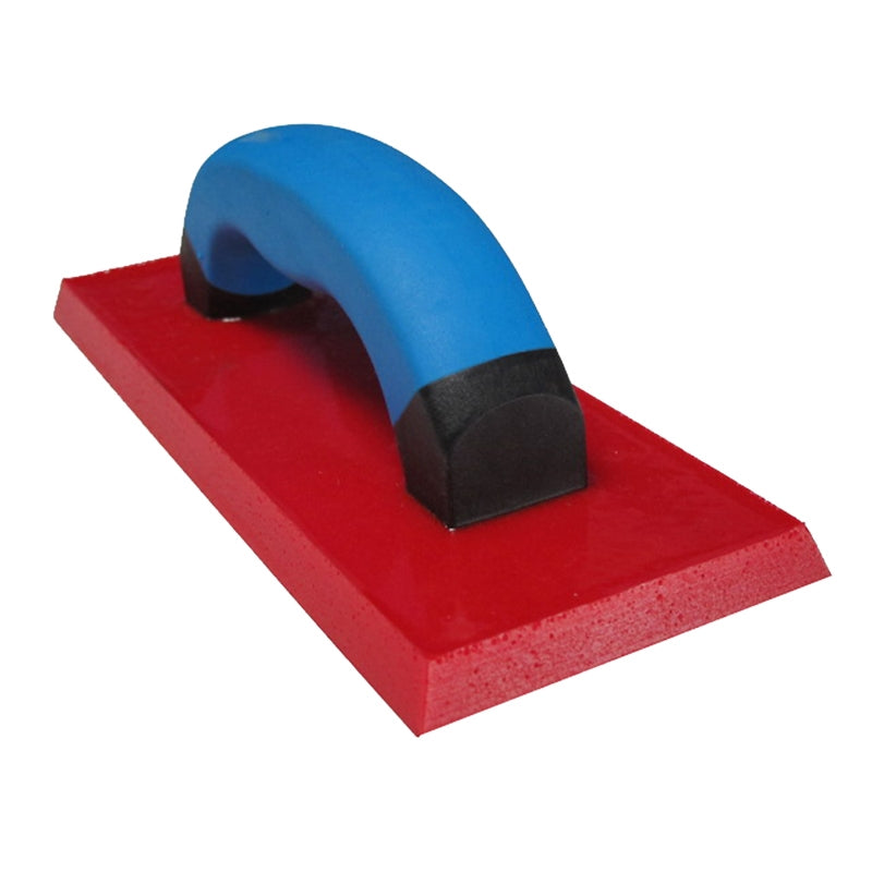 Troxell USA 4'' x 9'' Solid Red Urethane Grout Float Solid