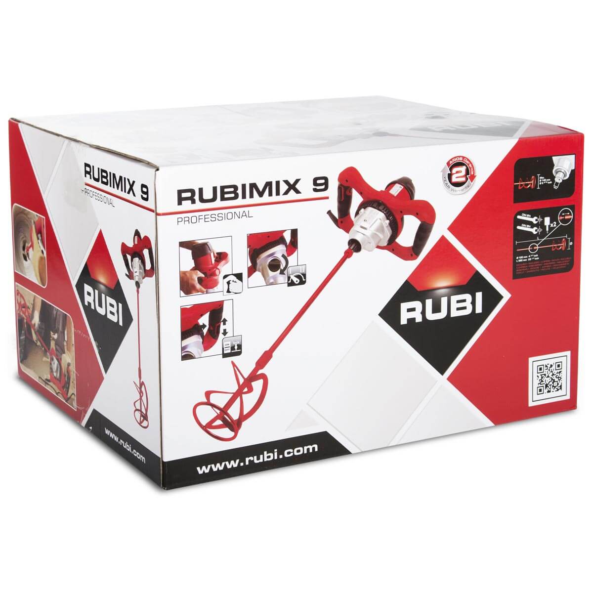 Rubimix 9-N Mixer With Chuck & Paddle