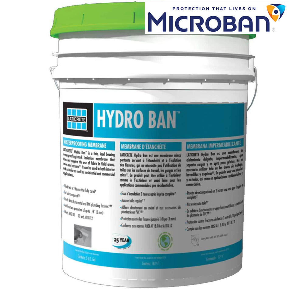 Laticrete Hydro Ban Waterproofing Membrane 5 Gallons