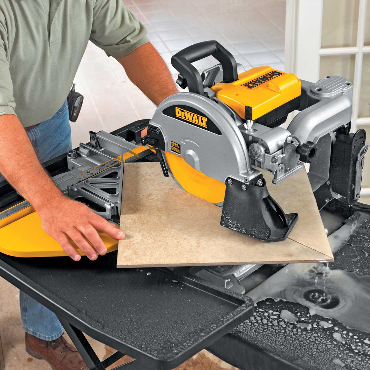 Dewalt D24000S Wet Tile Saw Package Gulf Coast Flooring