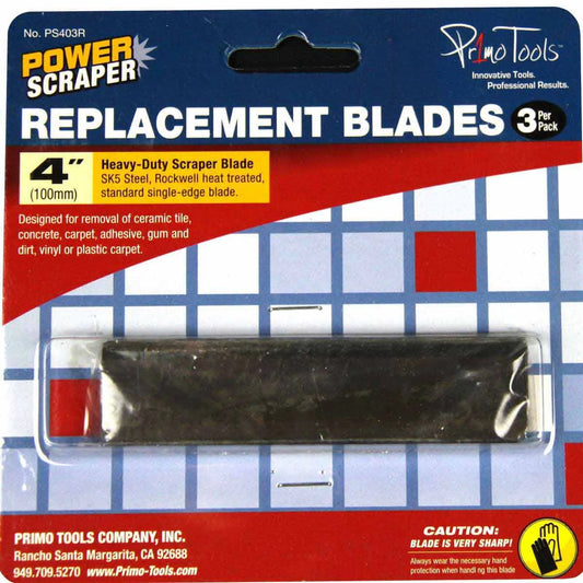 Primo Tools 4" Replacement Blades - 3 Pack