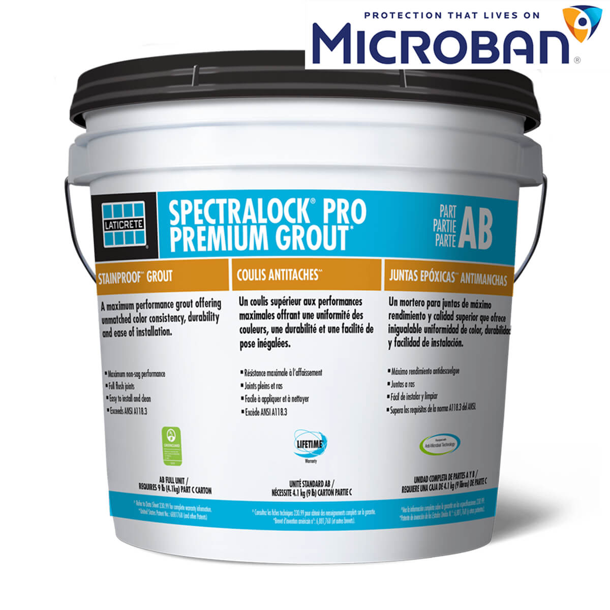 Laticrete SpectraLOCK Pro Premium Grout Full Units Parts A&B – Gulf ...