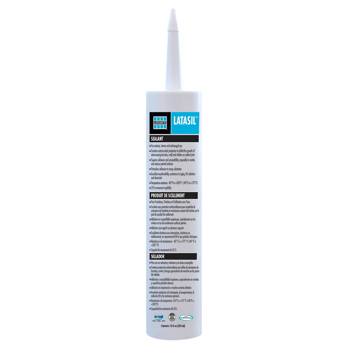 Laticrete Latasil Caulk Colors 10.3 oz Sealant Cartridge