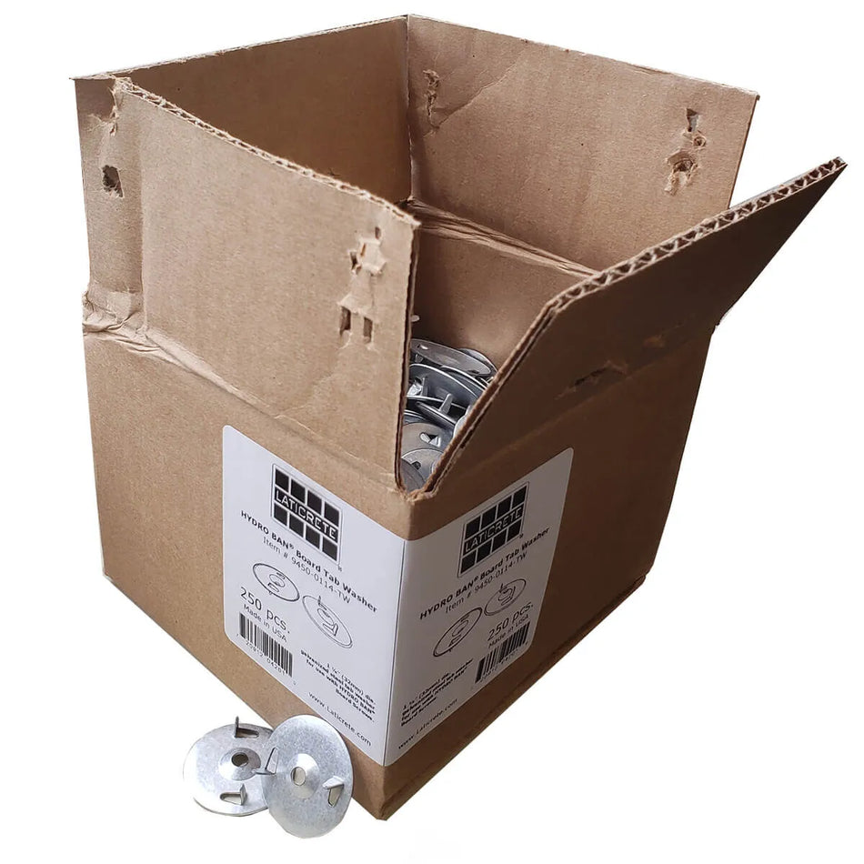 Hydro Ban 1-1/4" Tab Washers 250 pcs box