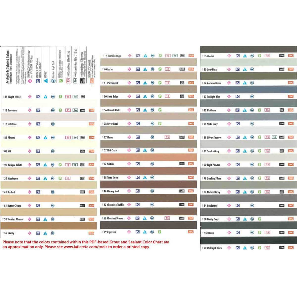 Laticrete Grout PERMACOLOR 25 lbs Bag