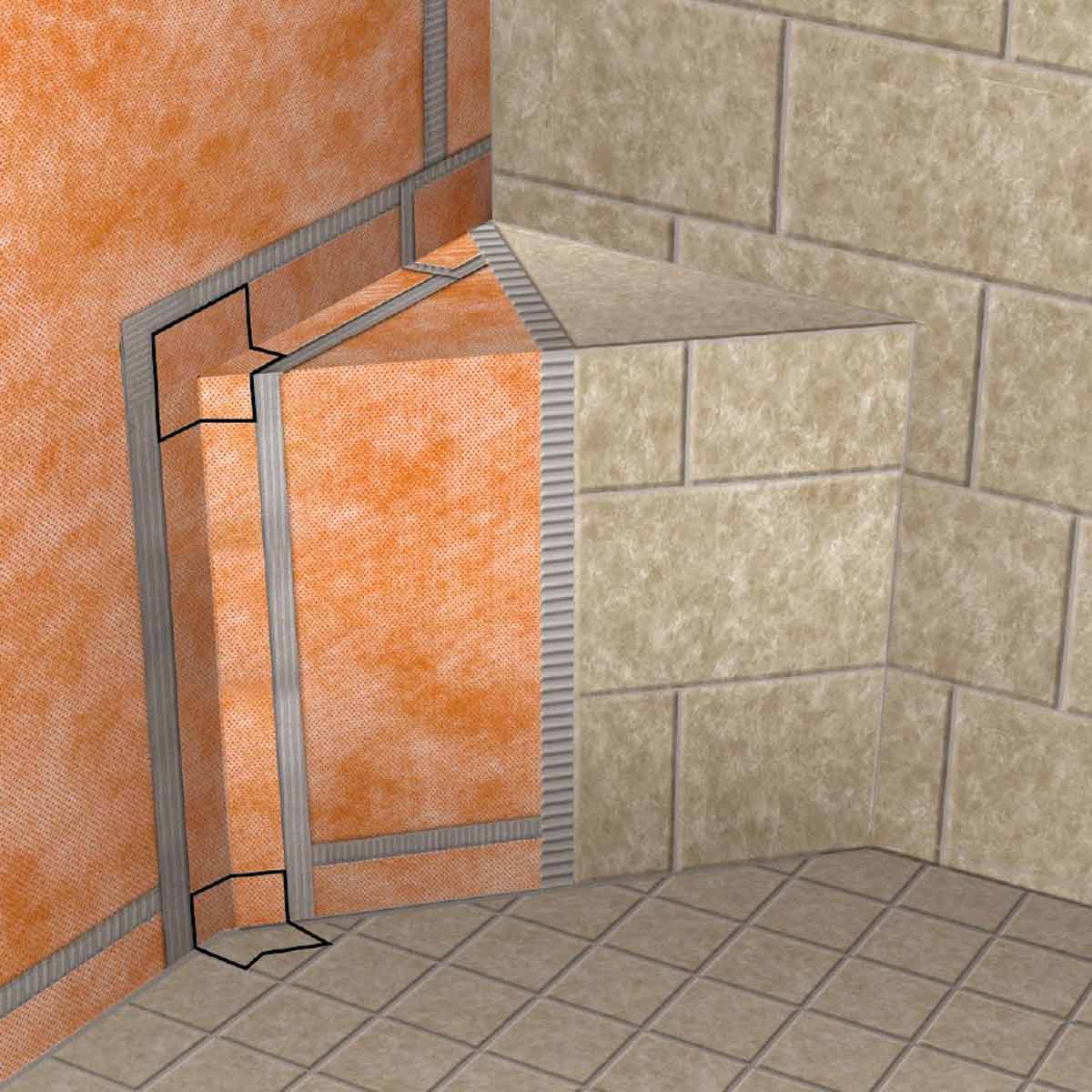 Schluter Kerdi Shower Bench