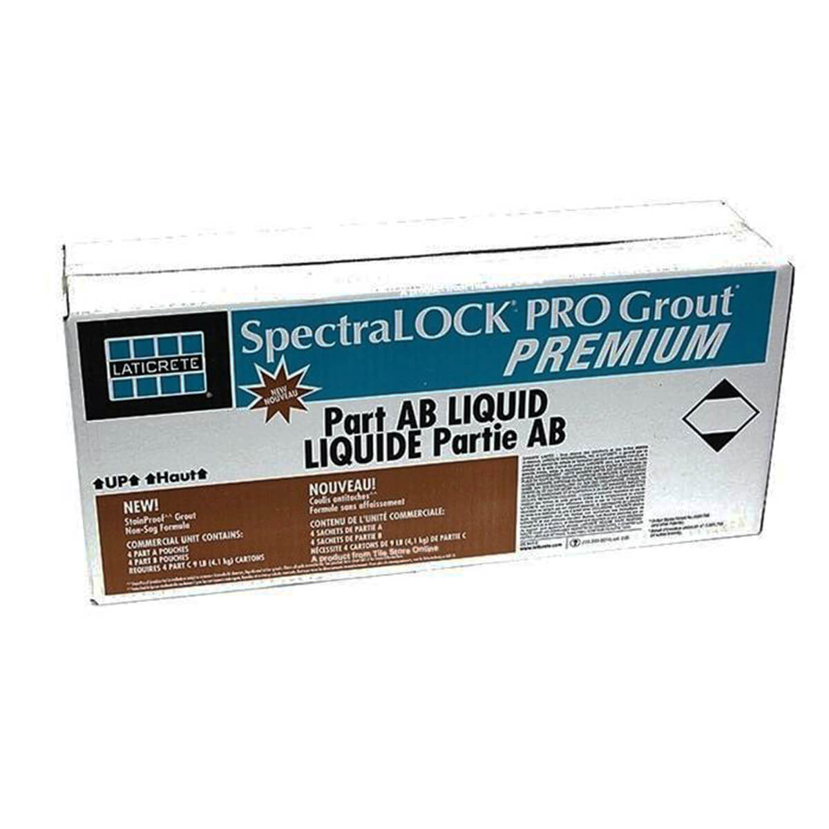 Laticrete SpectraLOCK Pro Premium Commercial Grout - Parts A&B Liquids ...