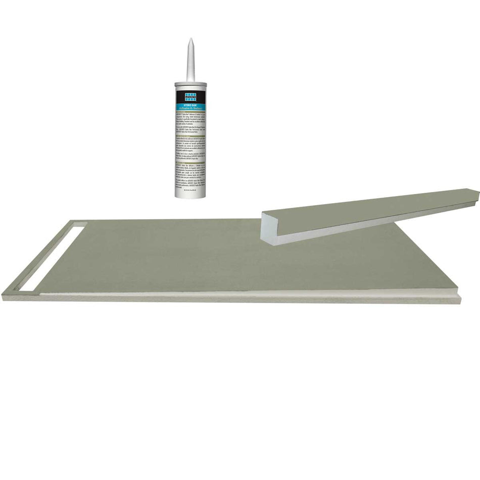 Laticrete Hydro Ban Pre-Sloped Linear Drain Shower Pan