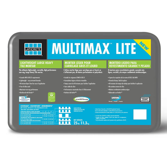 0289-0025-21P Laticrete MultiMax Lite Grey Mortar Full Pallet