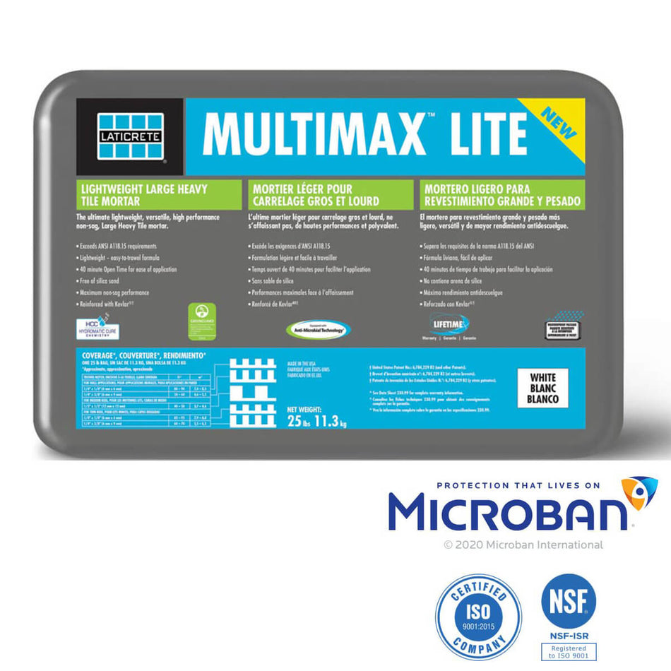 0289-0025-22P Laticrete MultiMax Lite White Mortar Full Pallet