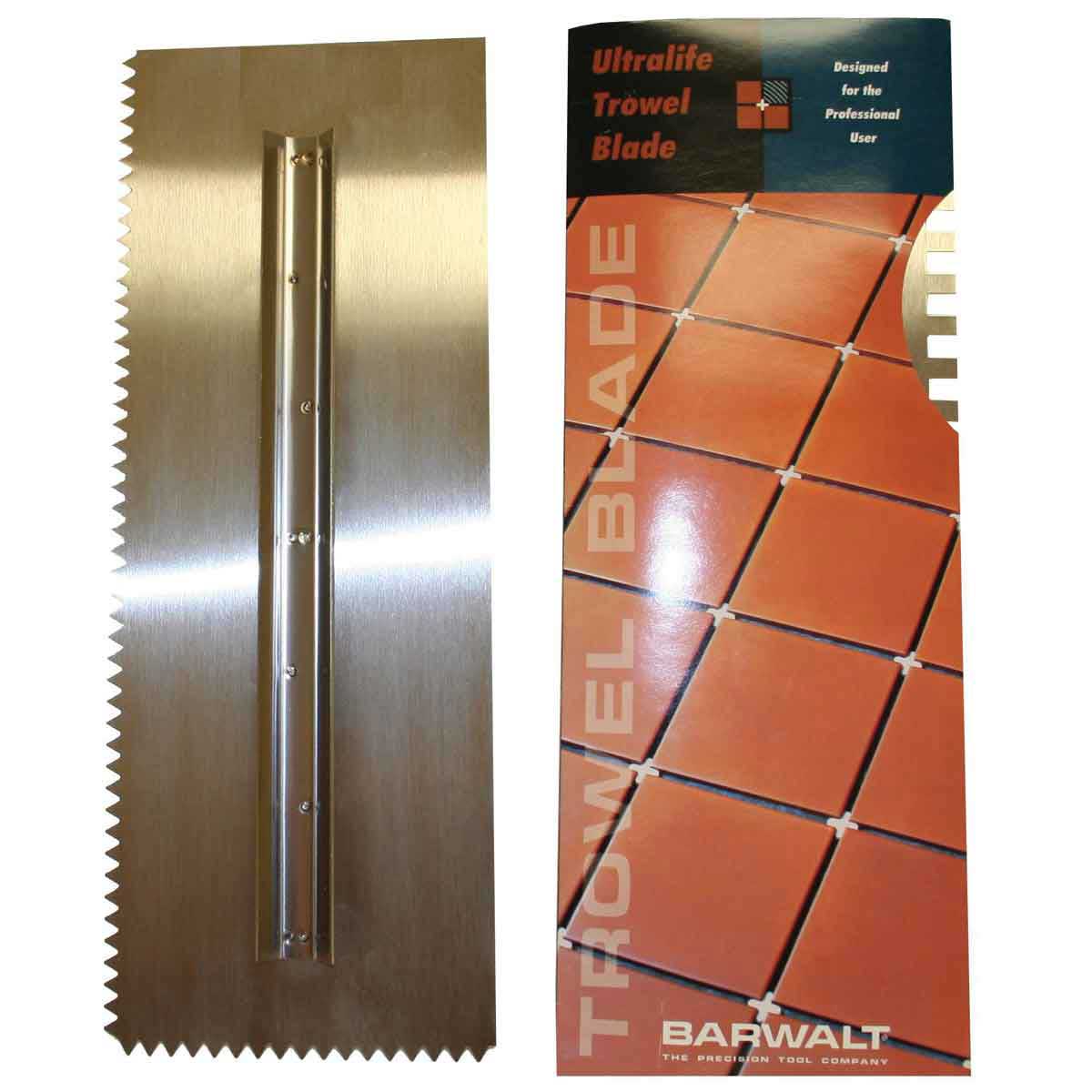 TB Barwalt Ultralife Stainless Steel Trowel Blades