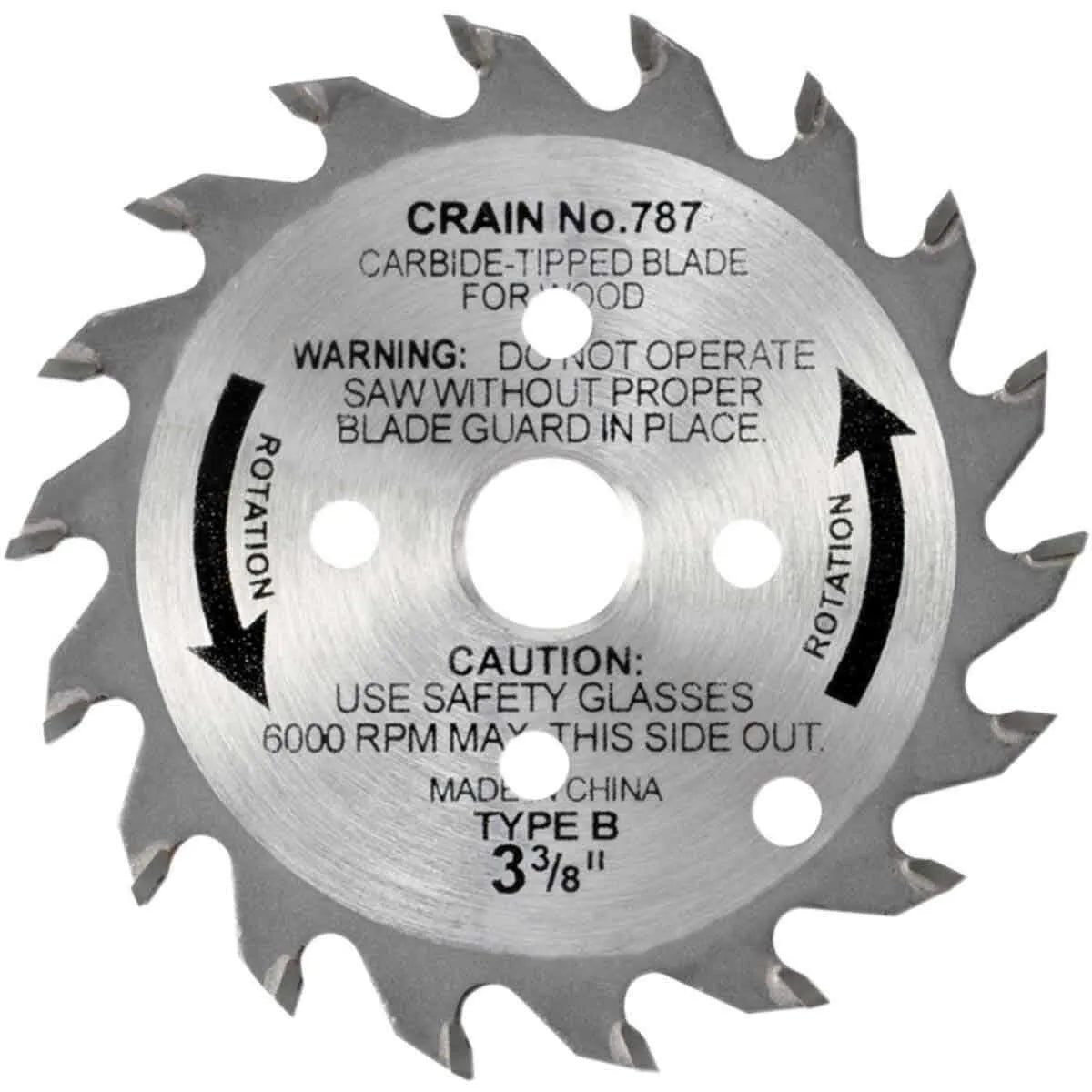 Crain 3-3/8" Carbide Tipped Replacement Blade