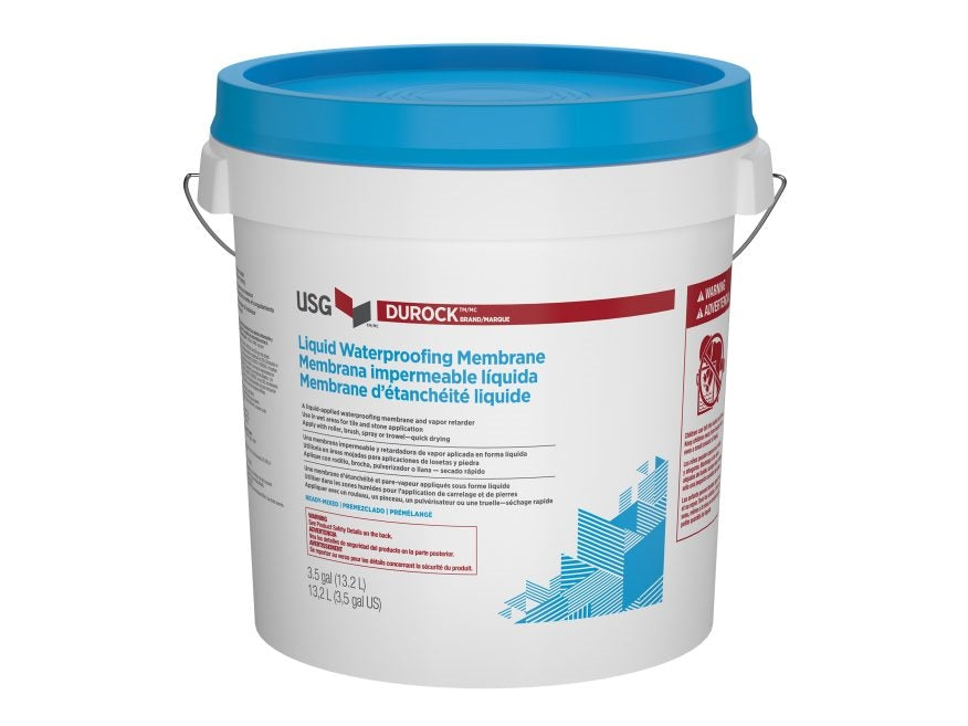 USG 3.5GAL DUROCK BRAND LIQUID WATERPROOFING AND CRACK ISOLATION MEMBRANE