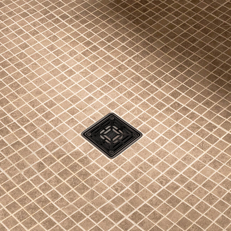 Laticrete Hydro Ban 4" x 4" Stainless Steel Shower Drain Grates