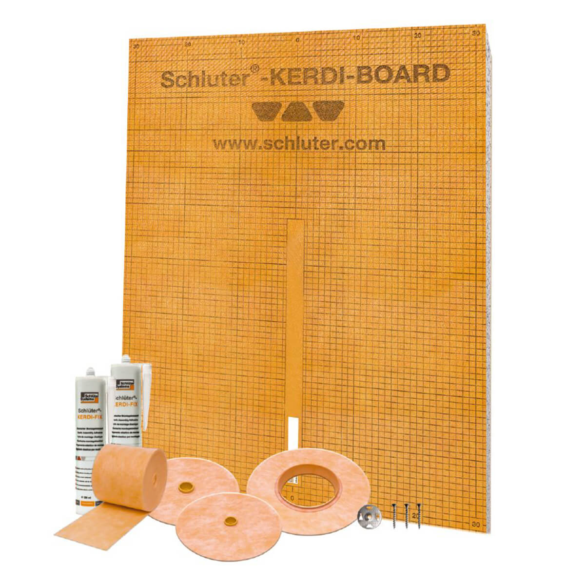 Schluter KerdiBoardKit Wall Surround Waterproofing Kit Gulf Coast