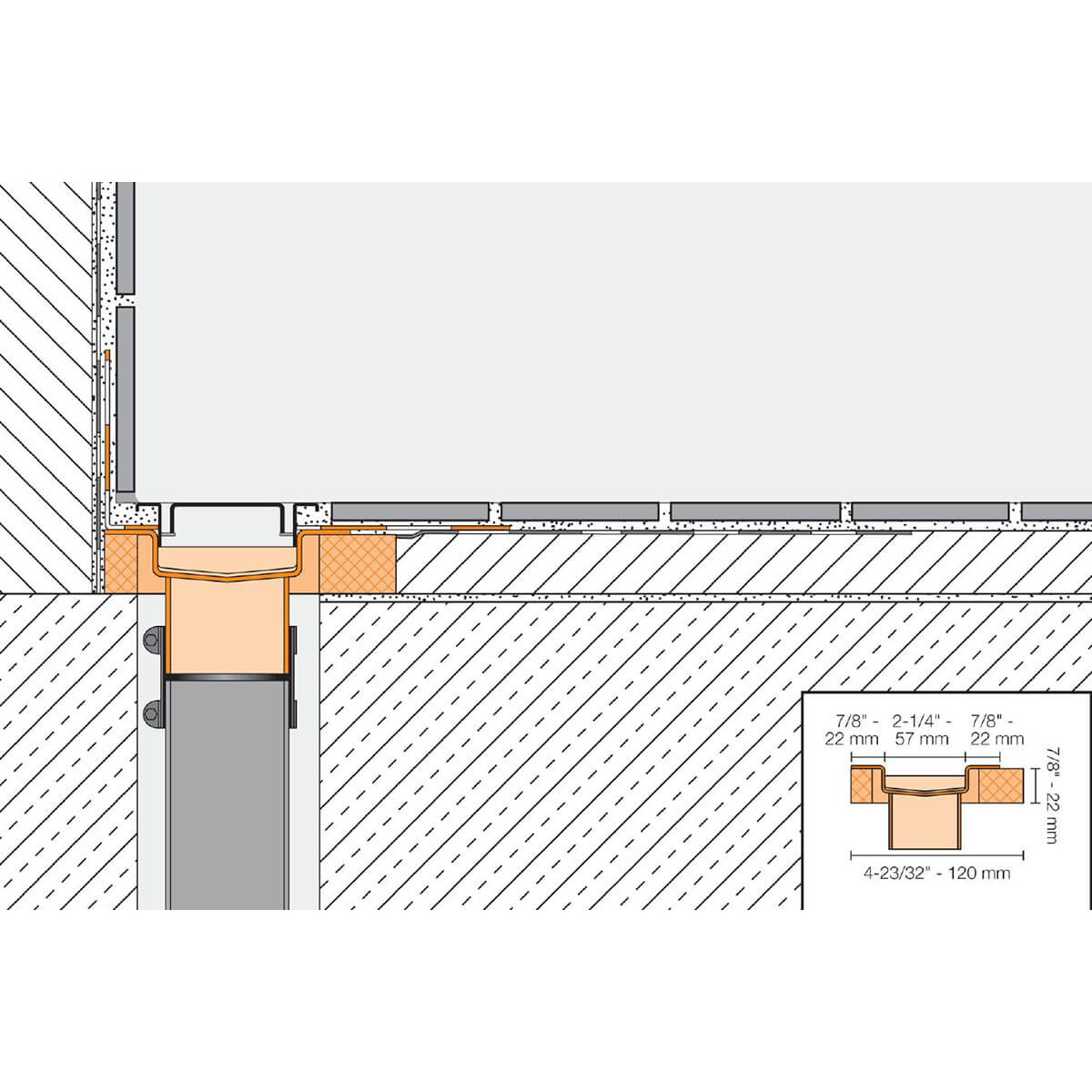 Schluter KERDI-Line Linear Drain Channel Body