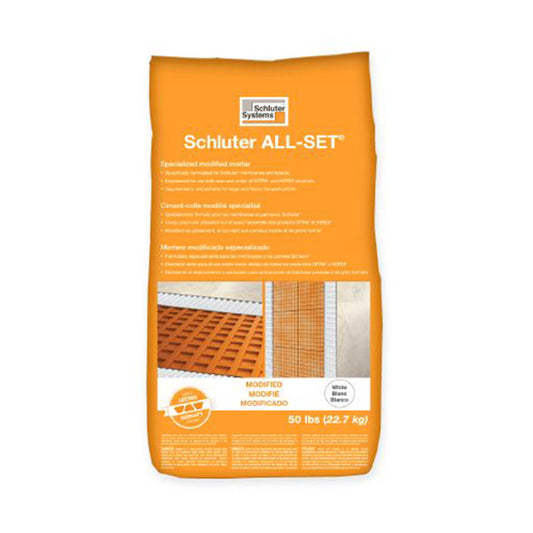 Schluter ALL SET Modified White Thinset - 56 Piece Full Pallet