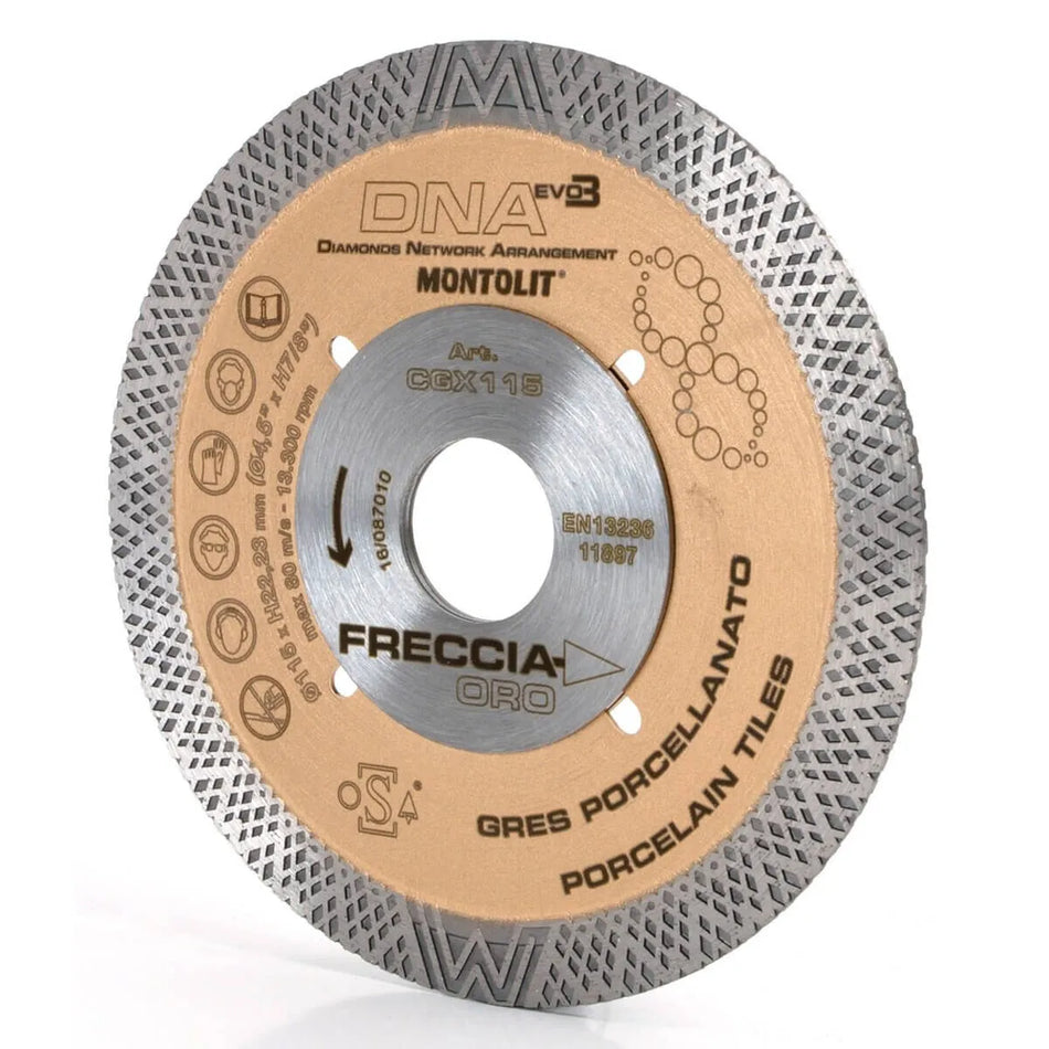 Montolit CGX Gold Line DNA Diamond Blades
