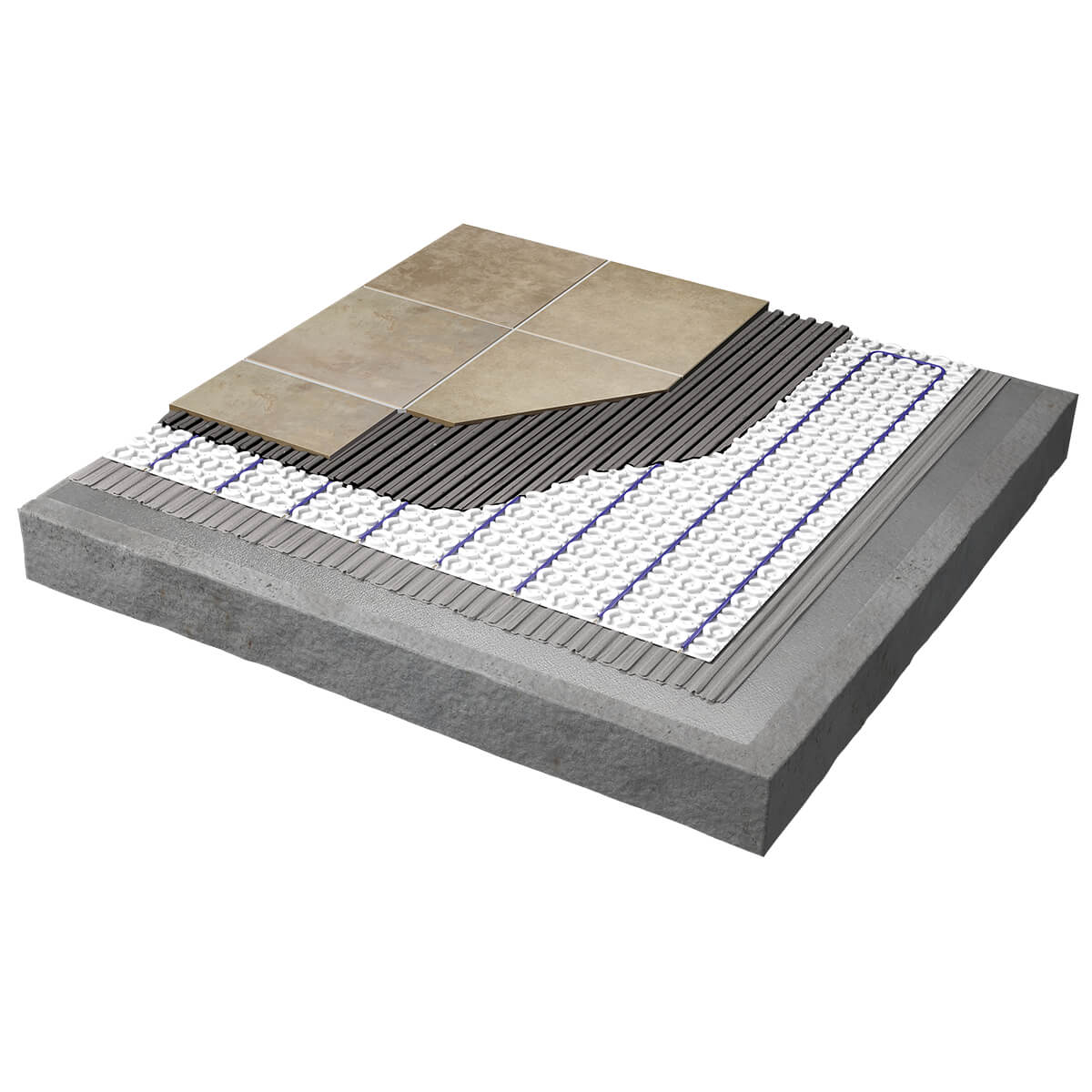 Laticrete Strata Heat Sq Mat – Gulf Coast Flooring