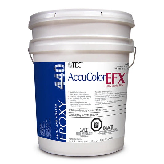 TEC 440 AccuColor EFX Epoxy Special Effects Grout Kit - Parts B&C