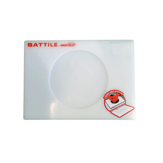 White Nylon Plate for Montolit Battile Pro