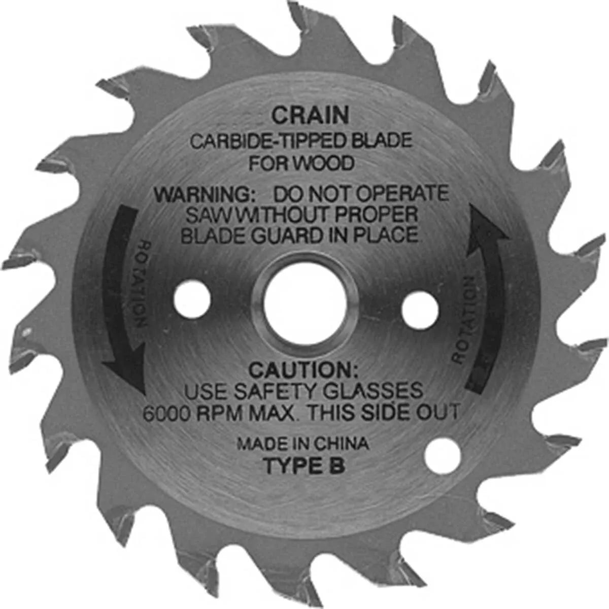 Crain 2-3/4" Carbide Tipped Steel Blade