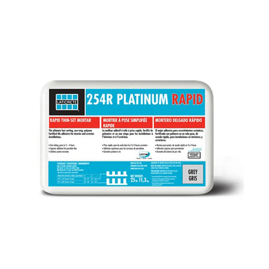 Laticrete 254R Platinum Rapid 25lb Grey Pallet