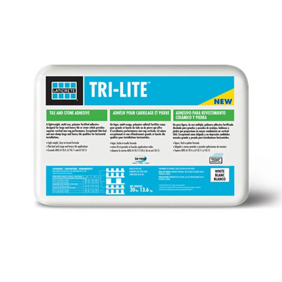 Laticrete Tri-Lite High Performance Mortar White 30lb Bag Pallet