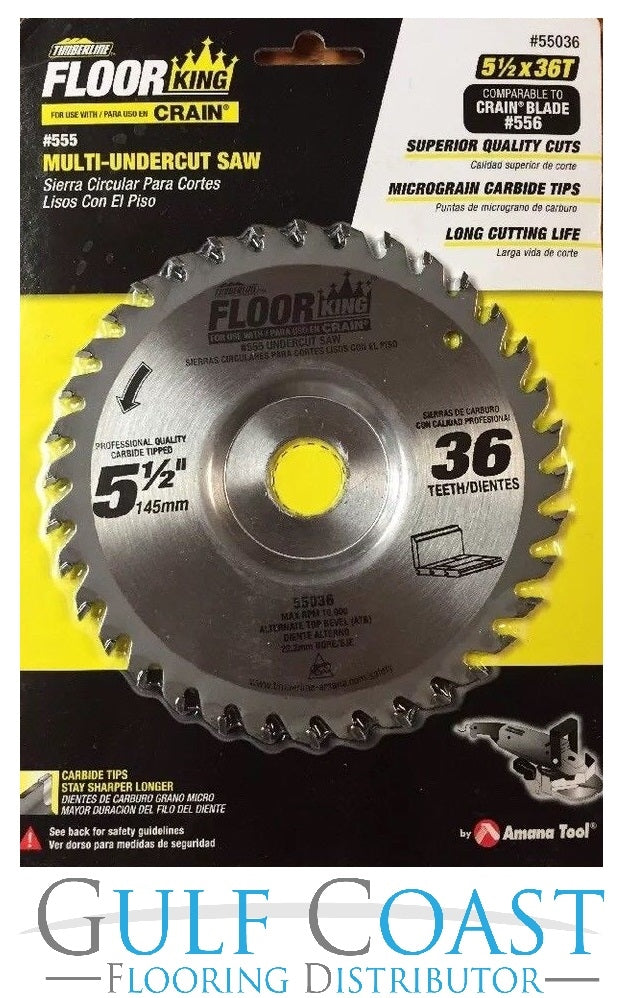 Floor King Jamb Saw Blade 55036 556 For Crain 545, Crain 555 & Crain 575