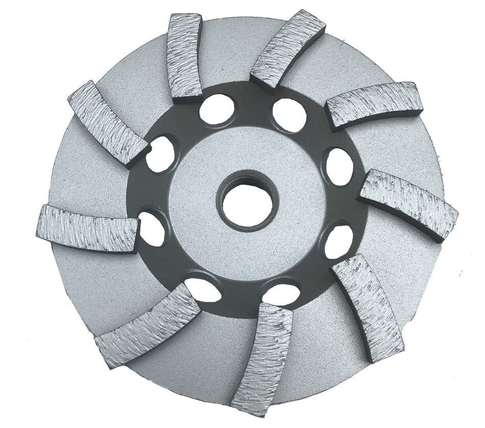 4'' SINGLE SWIRL CUP WHEEL - PLATINUM SERIES