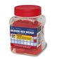Large Red Wedges - 450 Pieces Per Jar