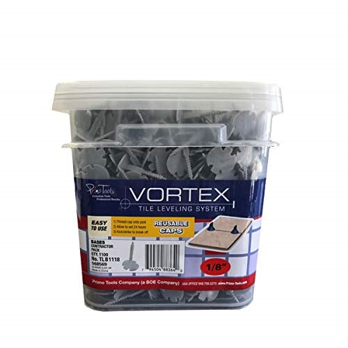 Primo Tools - Vortex Leveling System 1/8'' Base - 500 Pieces