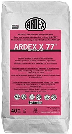 ARDEX X77 MICRO TEC WHITE THIN SET 40LB