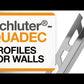 Schluter Systems Quadec Aluminum Metal Inside/Outside Corner